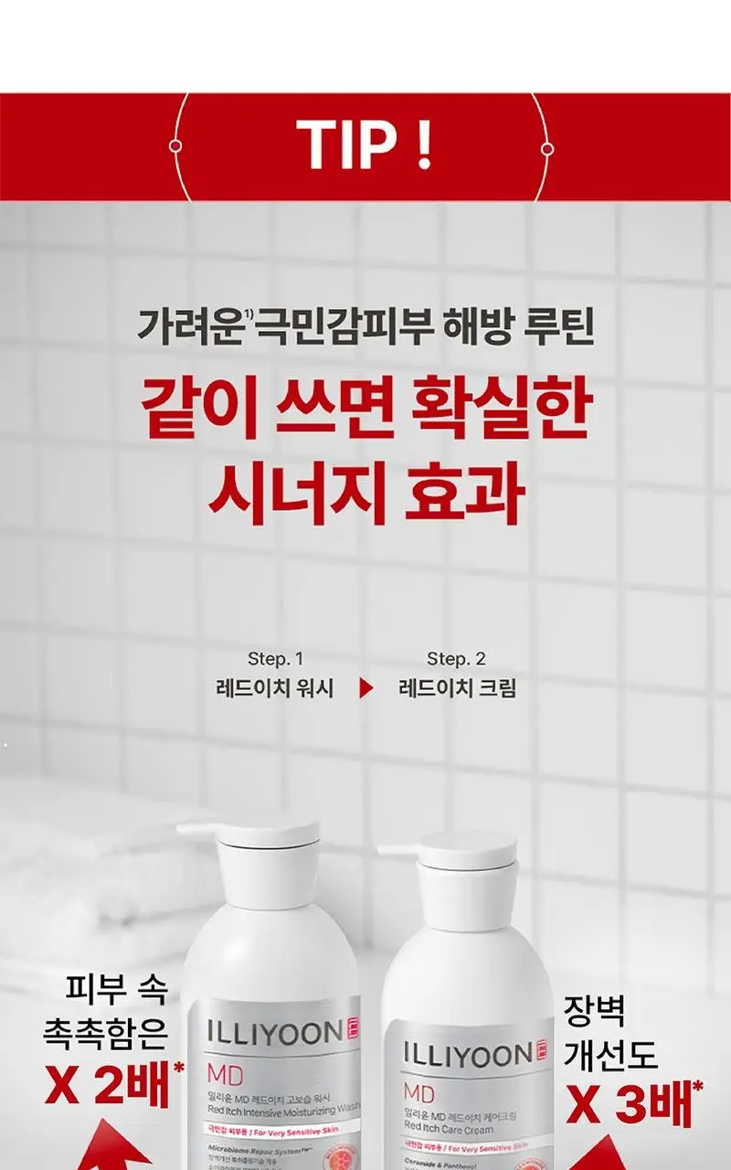 [가려움기능성] 일리윤 레드이치 케어크림 330ML 기획(오일 20ml 증정) 상세페이지 28
